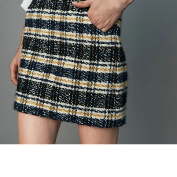 Maje Jolica plaid skirt - Picture 3 of 4